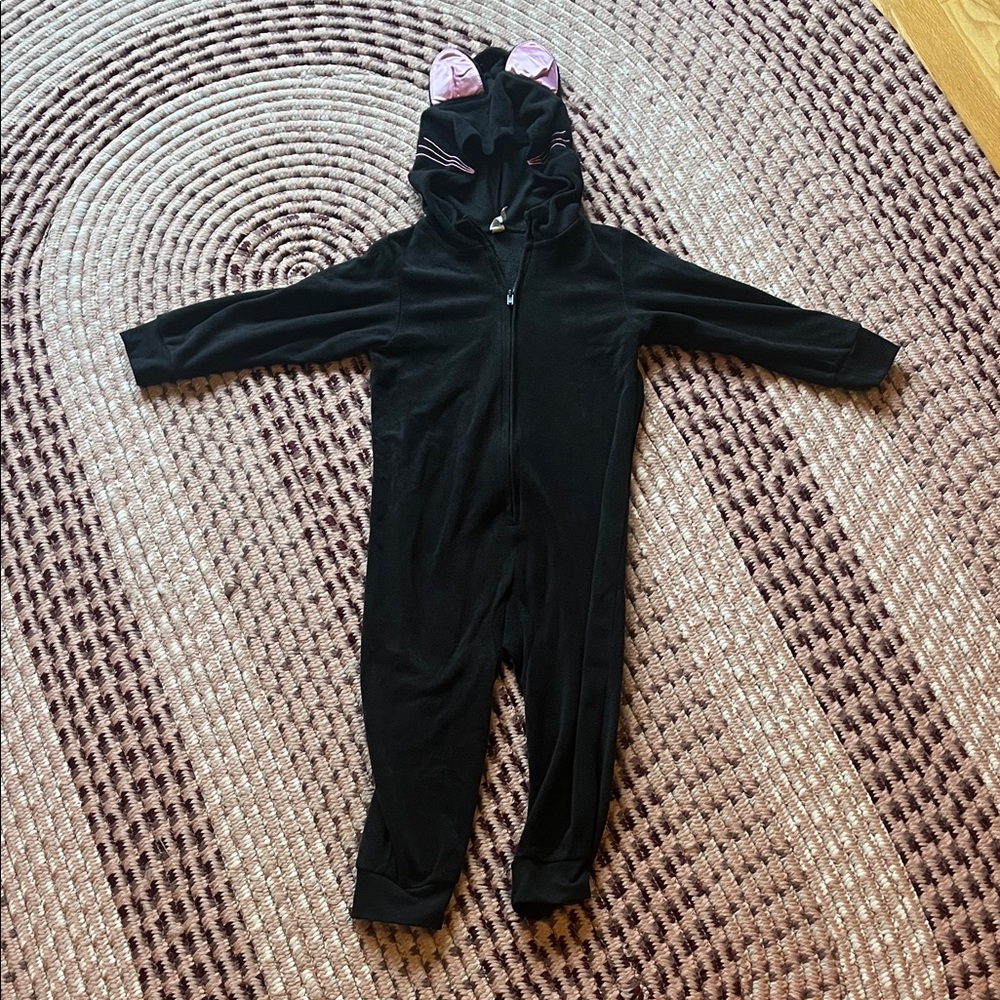 🍀6/$20 Amscan Black Fuzzy Hooded Costume